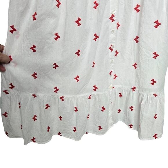 SPIRIT OF GRACE Arlaine Embroidered Button Front Dress Size S - Picture 5 of 9